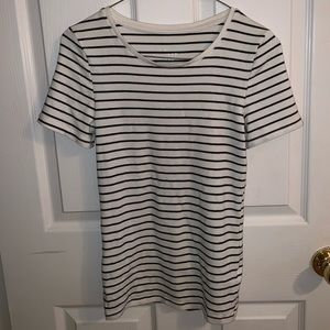 Black and white striped t shirt